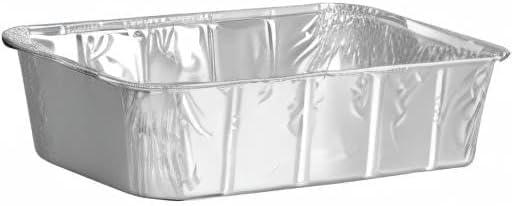 imagePARTY BARGAINS 2 lb Loaf Pans Disposable Aluminum Bread Tins 40 Pack HeavyDuty OvenSafe Bakeware Max 240C for Bread Loaf Meatloaf Cakes Parties amp Events100