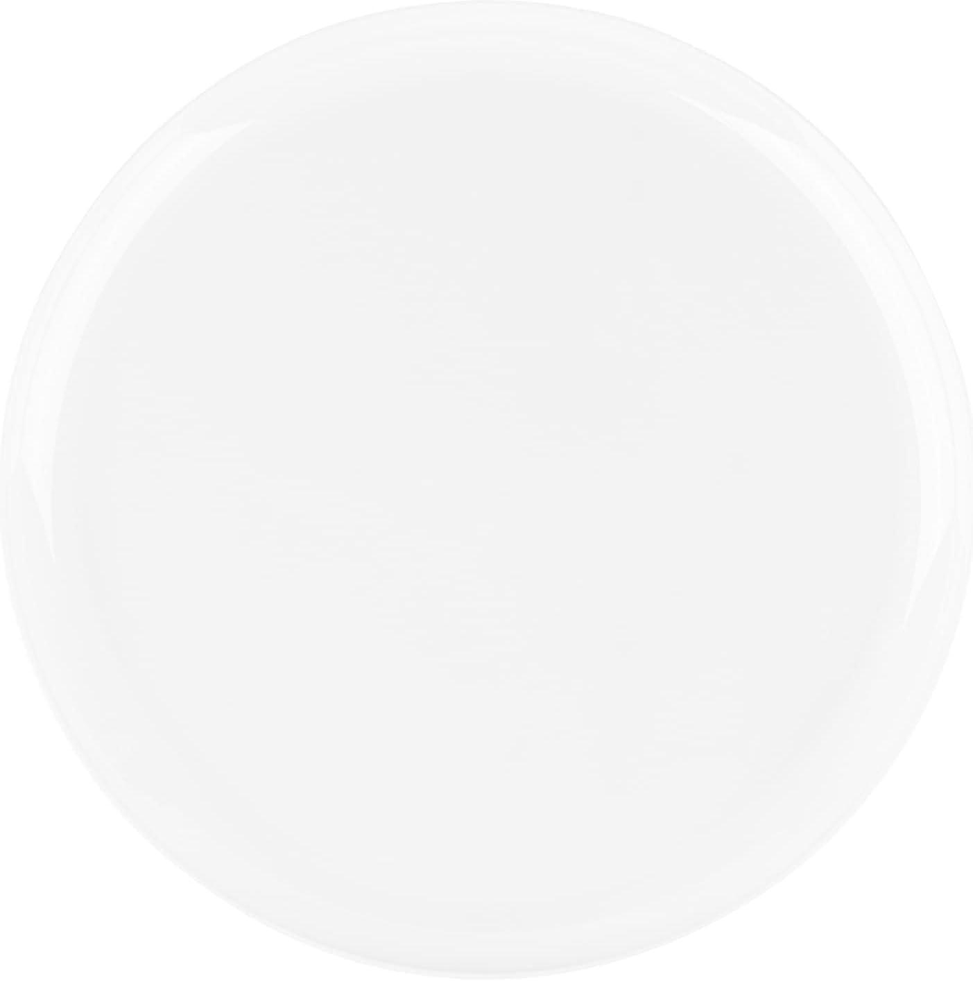 imagePARTY BARGAINS 63 Disposable Cranberry Red Plates 10 Pack Heavy Duty Plastic Edge Collection Tableware Dish Platter Dinnerware Table Setting Plates for Catering EventsWhite