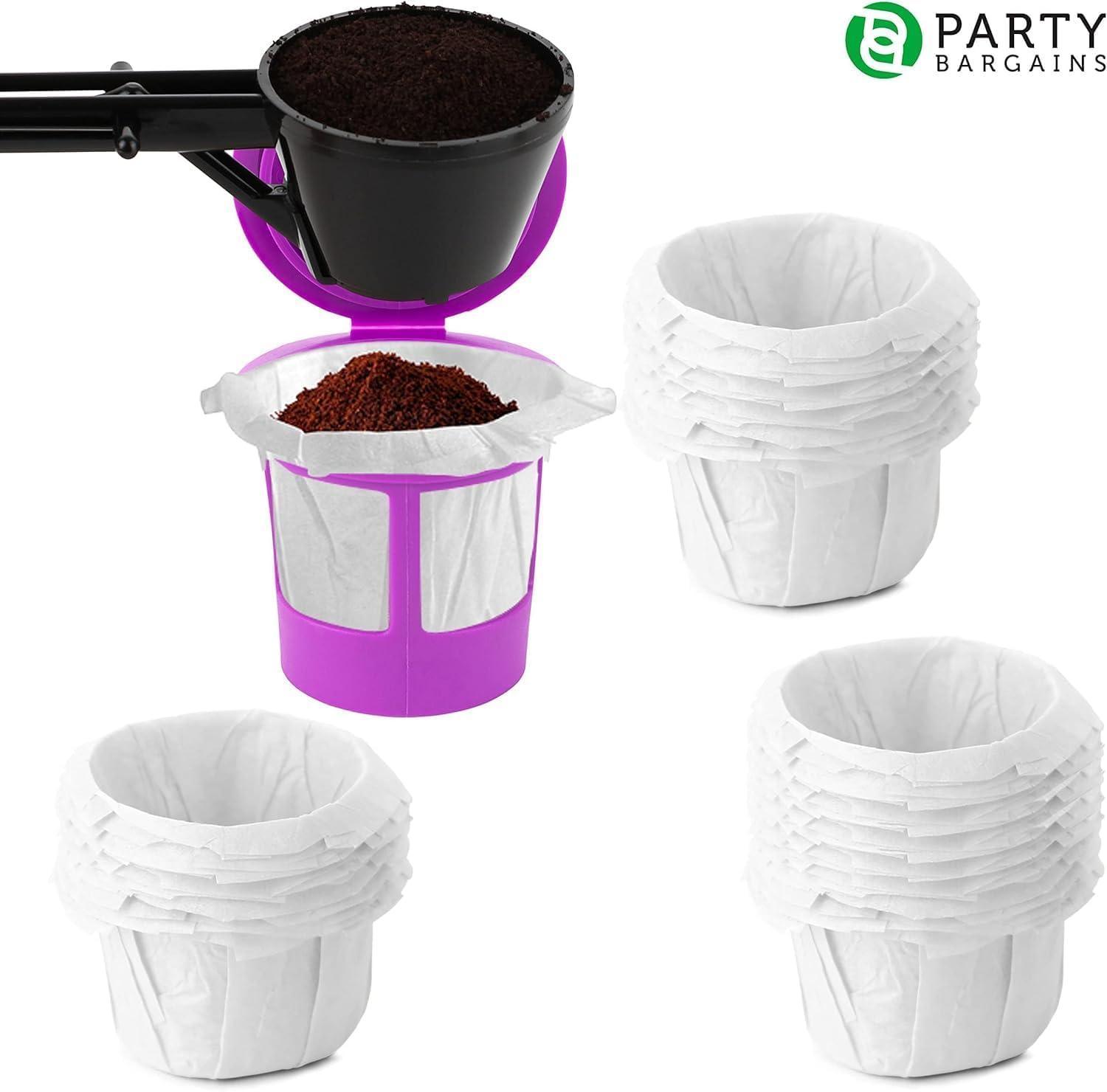 imageParty Bargains Coffee Scoop for Keurig Reusable K Cups 1 Scoop for Single Serve Refillable Keurig Filters Black