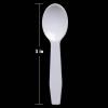 Blue Sky 3″ Plastic Mini Spoons – (400 Count) White, Heavy-Duty Disposable Plastic Tasting Spoons, Excellent for Desserts, Appetizers, Jello Shots, Yogurts, Spices and Samples