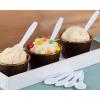 Blue Sky 3″ Plastic Mini Spoons – (400 Count) White, Heavy-Duty Disposable Plastic Tasting Spoons, Excellent for Desserts, Appetizers, Jello Shots, Yogurts, Spices and Samples
