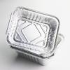 PARTY BARGAINS 1 lb Small Aluminum Pans with Plastic Dome Lids, 800 Pack Disposable Foil Take-Out Containers, 5.5 x 4.5 Inch Meal Prep Baking Pans for Pies, Cakes, Meats, Oven Safe up to 240°C(50)