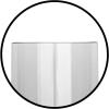 PARTY BARGAINS 12 oz Disposable Plastic Wine Goblets, Shatter-Resistant BPA-Free Stemmed Wine Cups for Weddings, Events & Outdoor Entertaining, Black, 5 Pack(Smokey Grey)