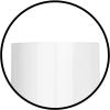 PARTY BARGAINS 12 oz Disposable Plastic Wine Goblets, Shatter-Resistant BPA-Free Stemmed Wine Cups for Weddings, Events & Outdoor Entertaining, Black, 5 Pack(White)