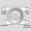 PARTY BARGAINS 12oz Aluminum Pie Pans – 50 Pack, 6-inch Disposable Round Mini Pie Pans for Pies, Tarts, Quiche (Max 240°C)(12 Oz)