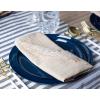 PARTY BARGAINS 6.3″ Disposable Cranberry Red Plates, 10 Pack, Heavy Duty Plastic Edge Collection Tableware Dish Platter. Dinnerware Table Setting Plates for Catering, Events(Dark Blue)
