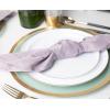PARTY BARGAINS 6.3″ Disposable Cranberry Red Plates, 10 Pack, Heavy Duty Plastic Edge Collection Tableware Dish Platter. Dinnerware Table Setting Plates for Catering, Events(White with Gold Rim)