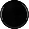 PARTY BARGAINS 6.3″ Disposable Cranberry Red Plates, 10 Pack, Heavy Duty Plastic Edge Collection Tableware Dish Platter. Dinnerware Table Setting Plates for Catering, Events(Black)