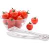 PARTY BARGAINS 8.5″ Silver Plastic Serving Tongs 24-Pack – Heavy-Duty Disposable & Reusable Kitchen Tongs for Parties BBQ Buffet Salad Appetizers Catering(Clear)