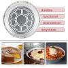 PARTY BARGAINS 9-Inch Round Disposable Aluminum Pans – 40 Pack (Set with Board Lids) – For Baking, Roasting, BBQ, Perfect for Kitchen, Takeout Food, Catering, Picnic, Camping (Max 240°C)(7 In)