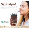 PARTY BARGAINS Ripple Hot Cups without Lids, 10 oz, 40 Count, Brown, Insulated Double Wall, Disposable Paper Coffee Cups, To-Go Cup, Tea, Hot Beverages, No Sleeve Needed(10 Ounce (No Lid))