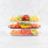 Party Bargains 10×5 Inch Plastic Dome Lids, Clear, 8 Pack