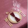 Party Bargains Disposable Silverware Flatware Plastic Spoons | Durable & Elegant Polished Gold Cutlery | Pack of 120