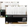 Blue Sky 400-Piece Disposable Plastic Knive White 2 Packs