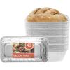 PARTY BARGAINS 2 lb Loaf Pans Disposable Aluminum Bread Tins, 40 Pack – Heavy-Duty Oven-Safe Bakeware (Max 240°C) for Bread Loaf, Meatloaf, Cakes, Parties & Events(40)