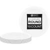 PARTY BARGAINS 6.3″ Disposable Cranberry Red Plates, 10 Pack, Heavy Duty Plastic Edge Collection Tableware Dish Platter. Dinnerware Table Setting Plates for Catering, Events(White)
