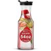 Party Bargains 54 Oz Square Base Carafe with Black Flip Tab Lids, 1 Pack
