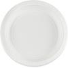 Blue Sky 10 Inch White Plastic Plates – [100 Count] Disposable Plastic Plates, Microwave Safe, Perfect for Birthday Parties, Weddings, Banquets, Picnics, and Everyday Use