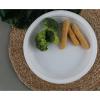 Blue Sky 10 Inch White Plastic Plates – [100 Count] Disposable Plastic Plates, Microwave Safe, Perfect for Birthday Parties, Weddings, Banquets, Picnics, and Everyday Use
