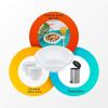 Blue Sky 12 oz white disposable plastic bowls, heavy duty plates. 200 per pack, 200 PACK(12 Oz.)