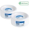 Blue Sky 7 Inch White Plastic Plates – [200 Count] Disposable Plastic Plates, Microwave Safe, Perfect for Birthday Parties, Weddings, Banquets, Picnics, and Everyday Use