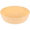 PARTY BARGAINS 16oz Edge Collection Disposable Bowls, 10 Pack, Pink, Round Plastic Bowls for Mixing, Serving, and Storing Foods, Salads, Desserts(Beige)