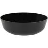 PARTY BARGAINS 16oz Edge Collection Disposable Bowls, 10 Pack, Pink, Round Plastic Bowls for Mixing, Serving, and Storing Foods, Salads, Desserts(Black)