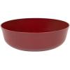 PARTY BARGAINS 16oz Edge Collection Disposable Bowls, 10 Pack, Pink, Round Plastic Bowls for Mixing, Serving, and Storing Foods, Salads, Desserts(Cranberry Red)