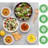 PARTY BARGAINS 5oz Disposable White Plastic Bowls (100 Pack) Microwave Safe Dinnerware