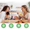 PARTY BARGAINS 5oz Disposable White Plastic Bowls (200 Pack) Microwave Safe Dinnerware