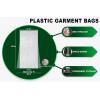 PARTY BARGAINS 60 x 20 Inch Disposable Clear Garment Bags, 50 Pack – Heavy-Duty Plastic Clothes Covers for Suits Dresses Coats, Closet & Travel(60 x 20 IN)