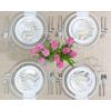 PARTY BARGAINS 7.5″ & 10″ Curve Collection Disposable Dinner Plates Combo – 64 Pack, Heavy Duty Silver Gold Curve Elegant Tableware Dish Plates for Banquets, Catering, and Formal Events