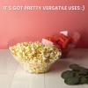 PARTY BARGAINS Clear Plastic Angled Bowls, 10 oz Small, 16 Pack, Heavy-Duty Disposable Party Serving Bowls for Appetizers & Desserts(Clear)