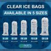 Party Bargains 10 lb Plastic Drawstring Ice Bags 1000 Count 20″ x 12″ Durable Heavy Duty Ice Storage Bags for Parties Catering Coolers Outdoor Events(1)