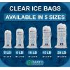 Party Bargains 10 lb Plastic Drawstring Ice Bags 1000 Count 20″ x 12″ Durable Heavy Duty Ice Storage Bags for Parties Catering Coolers Outdoor Events(1000)