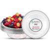 PARTY BARGAINS 12oz Disposable Plastic Bowls, Contrast Collection Clear with Silver Rim [20 Pack]