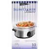 PARTY BARGAINS Slow Cooker Liners Extra Large 10 Pack, Fits 7–8 Quart Crock-Pots, 21 x 4 x 13 Inches, 4″ Wide Gusset, Heavy-Duty Multi-Use Cooking Bags, Oven & Sous Vide Safe(Large 10 Liners)