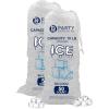 Party Bargains 10 lb Plastic Drawstring Ice Bags 1000 Count 20″ x 12″ Durable Heavy Duty Ice Storage Bags for Parties Catering Coolers Outdoor Events(100)