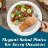 Blue Sky 100 Count Disposable Plastic Plates, 7″, White