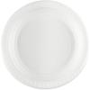 Blue Sky 7 Inch White Plastic Plates – [100 Count] Disposable Plastic Plates, Microwave Safe, Perfect for Birthday Parties, Weddings, Banquets, Picnics, and Everyday Use