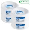 Blue Sky 7 Inch White Plastic Plates – [400 Count] Disposable Plastic Plates, Microwave Safe, Perfect for Birthday Parties, Weddings, Banquets, Picnics, and Everyday Use