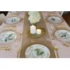 PARTY BARGAINS 10″ Brush Strokes Collection Dinner Plates, 10 Pack, White Plate/Gold Brush, Disposable Plastic Tableware Plates for Birthday, Parties, Banquet, Formal Events