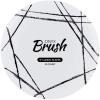 PARTY BARGAINS 9″ Brush Strokes Collection Lunch Plates, 20 Pack, White Plate/Black Brush, Disposable Plastic Tableware Plates for Birthday, Parties, Banquet, Formal Events