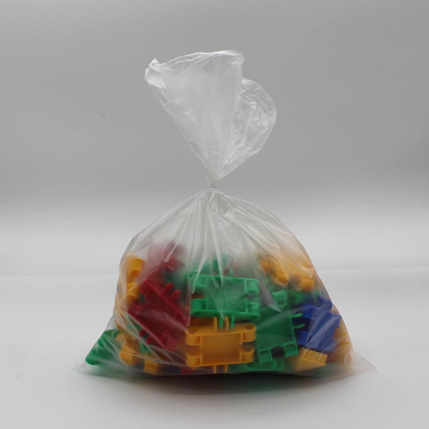 imageParty Bargains 10 X 15 Plastic Unprinted Produce Bag on a Roll Bread and Grocery Clear Bag 450 Bags18 x 24 Inches