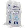 Party Bargains 15 lb Plastic Drawstring Ice Bags 600 Count 24″ x 14″ Durable Heavy Duty Ice Storage Bags for Parties Catering Coolers Outdoor Events(100)