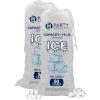 Party Bargains 15 lb Plastic Drawstring Ice Bags 600 Count 24″ x 14″ Durable Heavy Duty Ice Storage Bags for Parties Catering Coolers Outdoor Events(100)