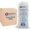 Party Bargains 15 lb Plastic Drawstring Ice Bags 600 Count 24″ x 14″ Durable Heavy Duty Ice Storage Bags for Parties Catering Coolers Outdoor Events(1000)