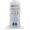 Party Bargains 15 lb Plastic Drawstring Ice Bags 600 Count 24″ x 14″ Durable Heavy Duty Ice Storage Bags for Parties Catering Coolers Outdoor Events(50)