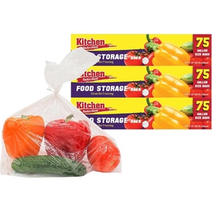 PARTY BARGAINS 1 Gallon Food Storage Bags with Twist-Ties, 11″ x 13″ (225 Count) – Heavy Duty Plastic Food Saver Bags for Kitchen, Meal Prep, Freezer & Pantry Organization(Clear)
