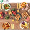 Party Bargains Disposable Upscale Collection Knives, 20 Count, Silver, Plastic Flatware Cutlery Utensils, Excellent for Birthdays, Parties, Buffets, Catering Service, Formal Events